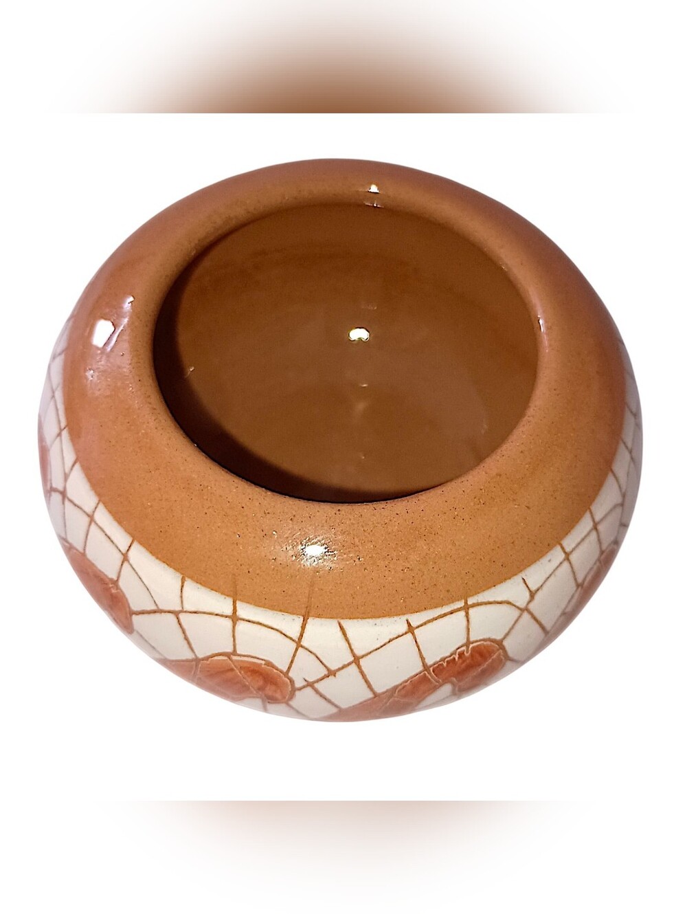 MINI Tile Affect Bowl Vase Mosaic Pottery Handmade Miniature Wave‎ Design Glazed - Picture 10 of 16